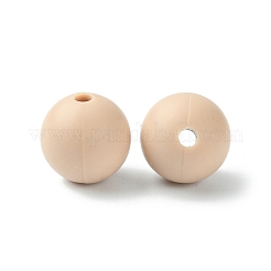 Perline focali rotonde in silicone ecologico per uso alimentare&nbsp;SIL-F003-01A