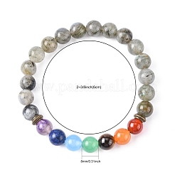 Braccialetti di stirata dei monili del chakra di yoga&nbsp;BJEW-G554-02