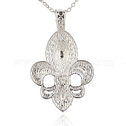 Legierung Emaille Blume große Anhänger&nbsp;ENAM-J129-4S