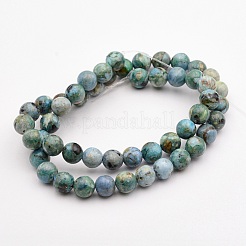 Chapelets de perles en variscite naturel&nbsp;G-P300-01-8mm