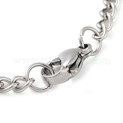 Collane con ciondolo a catena in acciaio inossidabile 304 anti-ossidazione&nbsp;NJEW-H034-02P