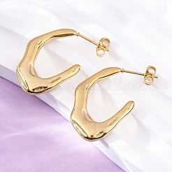 Boucles d'oreilles à tige en acier inoxydable 304&nbsp;EJEW-B108-18G