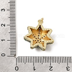 Pendentifs en laiton zircon cubique transparent&nbsp;CU-CBA7D12-04G
