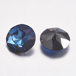 Facettierten Glas Strass Charms&nbsp;RGLA-F051-12mm-001BB