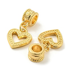 Tibetische Legierung europäische baumelnde Charms&nbsp;PALLOY-F199-38G