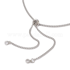 304 catena in acciaio inox macramè sacchetto cursore collana making&nbsp;NJEW-JN05067-03