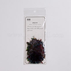 Pflanzenthema wasserdichte selbstklebende Stempelaufkleber-Sets&nbsp;DIY-WH0163-08B