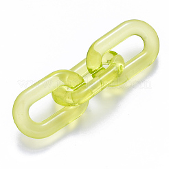 Transparentem Acryl Verknüpfung Ringe&nbsp;OACR-S036-006A-J05