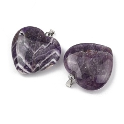 Anhänger aus natürlich gebändertem Amethyst&nbsp;GG-K002-12A-24