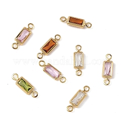 Ciondoli rettangolari con connettori in ottone e pavé di zirconi cubici Shegrace&nbsp;XGRQ2O455-445G