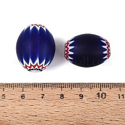 Cuentas de barril de vidrio millefiori hechas a mano&nbsp;LA-N002-19C