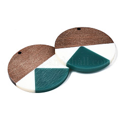 Colgantes de resina y madera de nogal&nbsp;RESI-S389-070A-A11