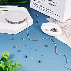 DIY-Set zur Herstellung von Halsketten/Armbändern aus gedrehten Messingketten&nbsp;DIY-TA0011-10