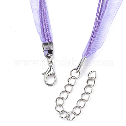 Fabrication de colliers avec cordon en cire et organza&nbsp;NCOR-T002-172