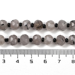 Naturale perle di quarzo rutilato fili&nbsp;G-H057-A16-01