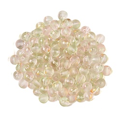 Perles de verre de peinture de cuisson givrée&nbsp;DGLA-N005-8mm-02