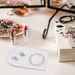 Piatto per gioielli in gesso&nbsp;DJEW-WH0043-28A