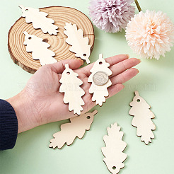 Grand pendentif en bois non teint&nbsp;X-WOOD-TA0002-20