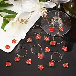 Bausätze für Weinglas-Anhänger selber machen&nbsp;DIY-SZ0008-94B