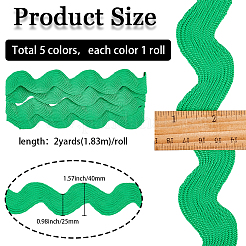 10 yarda de cintas de poliéster de 5 colores&nbsp;SRIB-GF0001-56B