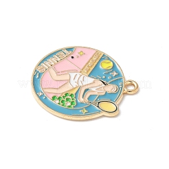 Pendentifs d'émail en alliage&nbsp;FIND-H047-04G-01