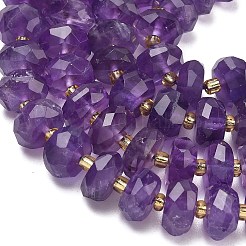 Natürlichen Amethyst Perlen Stränge&nbsp;G-L642-J07-03