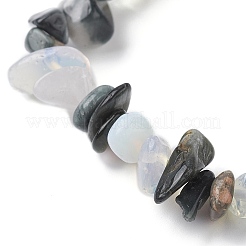 Ensemble de bracelets extensibles en perles d'opalite&nbsp;BJEW-TA00411