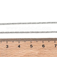 1.2 mm Boston-Gliederkette aus 304 Edelstahl&nbsp;NJEW-D328-01P-02