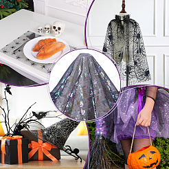 Halloween-Polyesternetzstoff&nbsp;AJEW-WH0314-852C