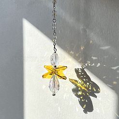 Hängende Sonnenfänger aus Glasengel&nbsp;HJEW-JM02853