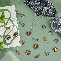 120 pz 6 stili pendenti in lega di stile tibetano&nbsp;FIND-HS0002-13B