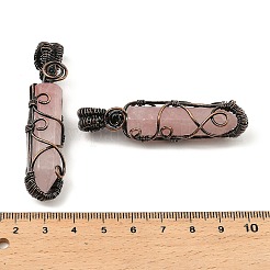 Ciondoli quazo rosa naturale&nbsp;G-K338-28R-01