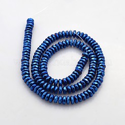 Electroplate non magnetici ematite sintetico fili di perline&nbsp;G-J208C-05