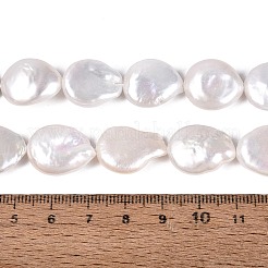 Colliers de perles de perles baroques naturelles keshi&nbsp;PEAR-S018-03J