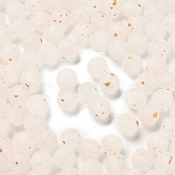 Gefrostet transparent Acrylperlen&nbsp;OACR-F013-13