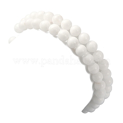 Natürliche malaysische Jade-Armbänder mit runden Perlen&nbsp;BJEW-JB09541
