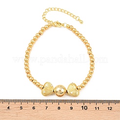 Runde Armbänder aus Messing mit Mikropavé-Fassung aus klaren Zirkonia&nbsp;BJEW-F528-05G