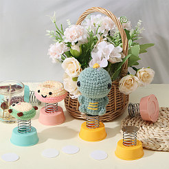 6 Stück 3 Farben Eisen Shake Head Puppenfederständer&nbsp;FIND-CA0010-16