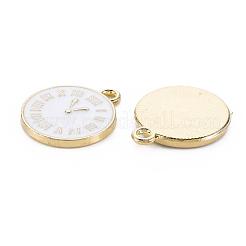 Uhr Legierung Emaille Anhänger&nbsp;X-ENAM-Q033-11D