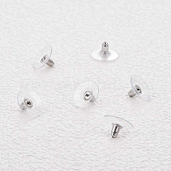 Anti-ossidazione rodiato 925 orecchino in argento sterling dadi per orecchini&nbsp;STER-BC0001-23P