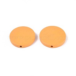 Perles de bois naturel peintes&nbsp;WOOD-S049-02A-08