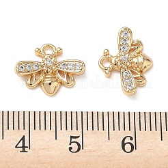 Messing micro pave klar zirkonia charme&nbsp;KK-D261-14G