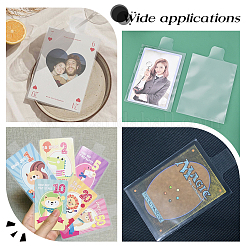 100 porte-cartes de visite transparent en PVC&nbsp;AJEW-WH0481-638