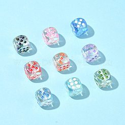 20 Stück transparente Acrylperlen mit UV-Beschichtung&nbsp;OACR-FS0002-39