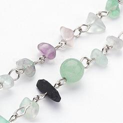 Fatti a mano catene naturali perline pietra preziosa per collane bracciali fare&nbsp;AJEW-JB00248
