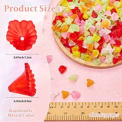 100 g de perles acryliques givrées&nbsp;MACR-SZ0001-94