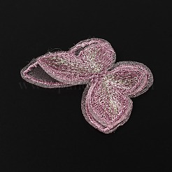 3D-Doppelschicht-Schmetterlings-Metallic-Garn-Spitze-Stickerei-Ornament-Zubehör&nbsp;LS-DIY-TAC0025-04A