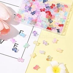 120 Stück 15 Farben transparente Sprühfarbe Glasperlen&nbsp;GLAA-FS0002-12B