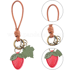1 pendentif décoratif en similicuir&nbsp;HJEW-SP0001-24A