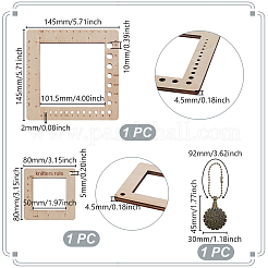 Holz Strickwerkzeug-Sets&nbsp;DIY-WH0888-335AB-01